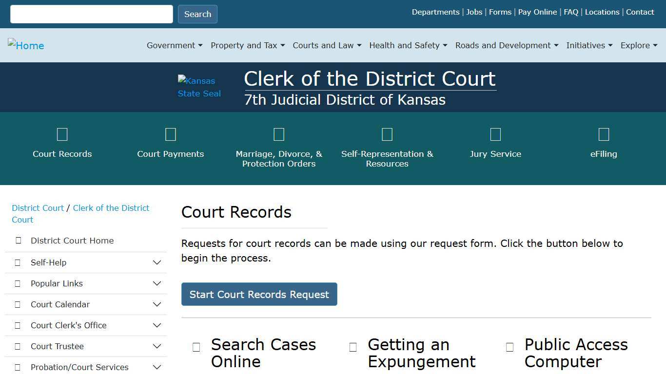 Court Records Douglas County KS